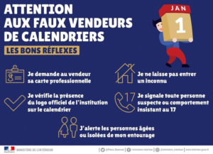ATTENTION : Faux vendeurs de calendrier