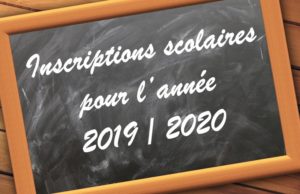 Résultat de recherche d'images pour "inscriptions écoles 2019 2020"