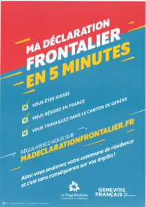 Frontaliers : déclarez-vous !
