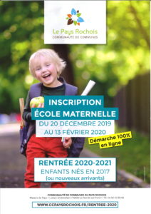 Inscriptions école maternelle 2020-2021