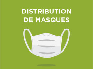 DISTRIBUTION DE MASQUES